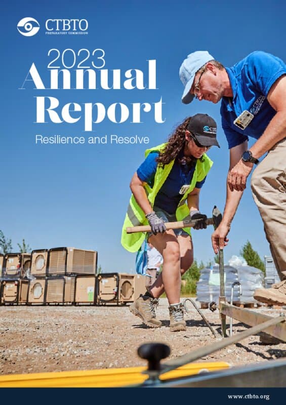 CTBTO Annual Report 2023 Cover