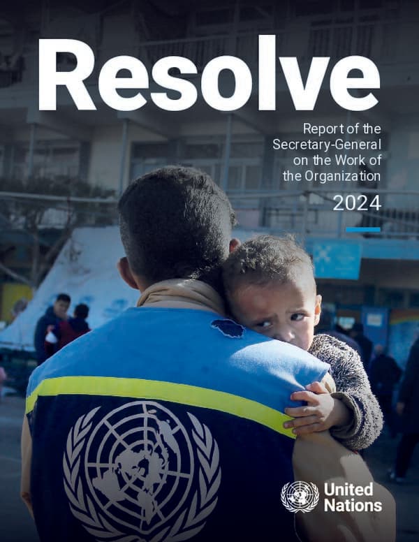 UN Secretariat Annual Report 2024 Cover